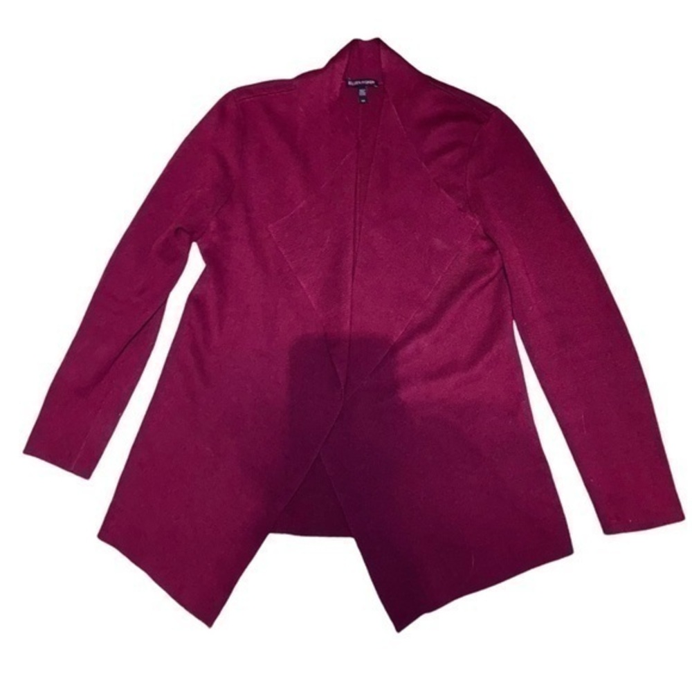 Eileen fisher 80% silk open front cardigan sweater